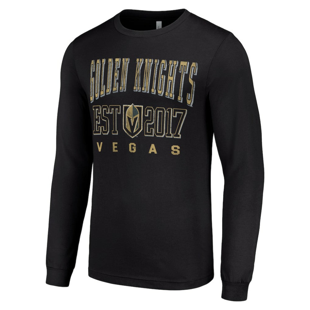 Vegas Golden Knights Starter Logo Graphic Long Sleeve T-Shirt - Black - NHL 201083296