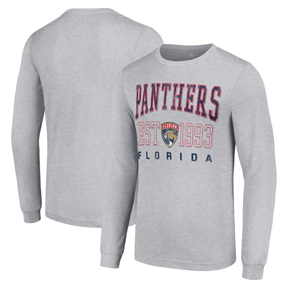 Florida Panthers Starter Logo Graphic Long Sleeve T-Shirt - Heather Gray - NHL 201083301