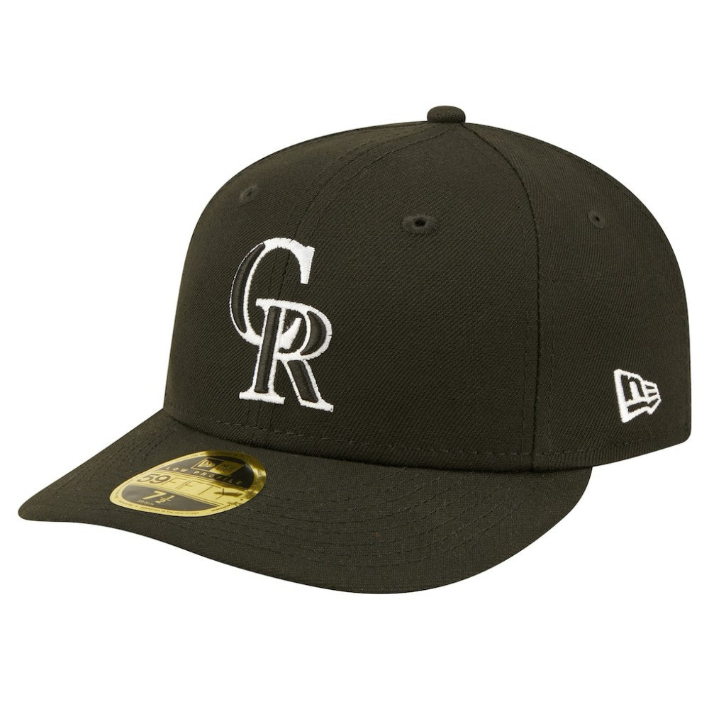 Colorado Rockies New Era Low Profile 59FIFTY Fitted Hat - Black - New Era Lifestyle