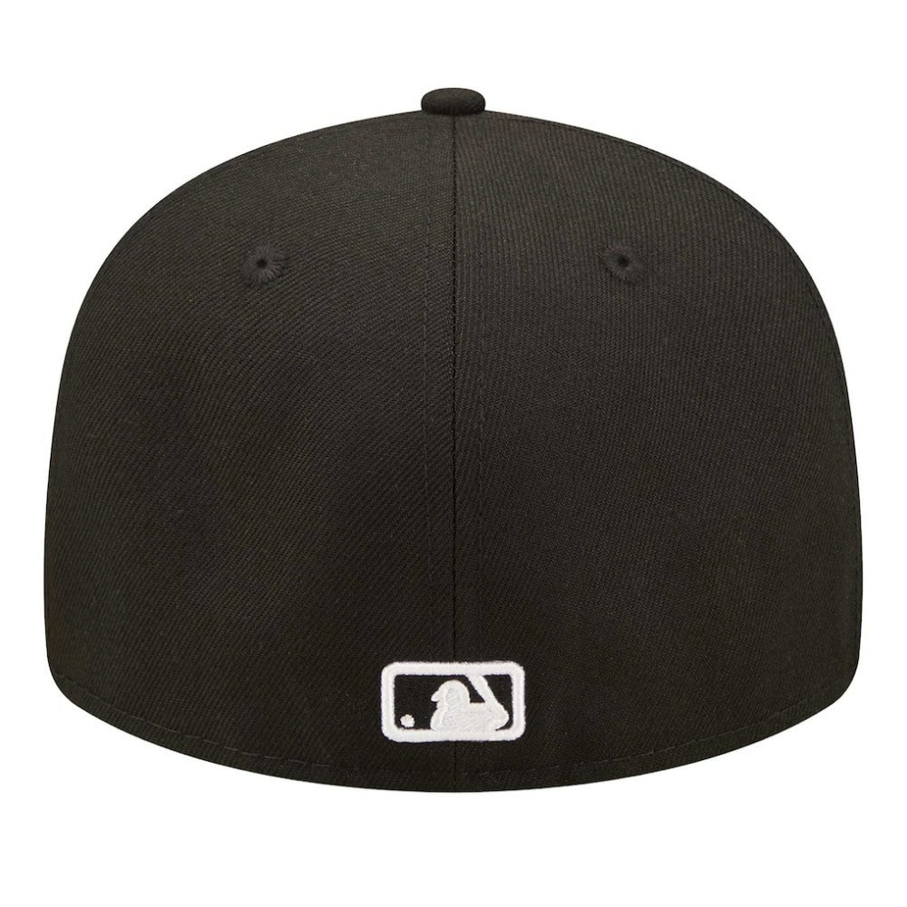Chicago Cubs New Era Low Profile 59FIFTY Fitted Hat - Black - New Era Discount