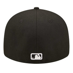 Chicago Cubs New Era Low Profile 59FIFTY Fitted Hat - Black - New Era Discount