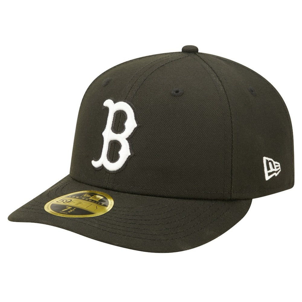 Boston Red Sox New Era Low Profile 59FIFTY Fitted Hat - Black - New Era Online