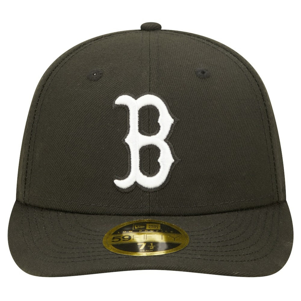 Boston Red Sox New Era Low Profile 59FIFTY Fitted Hat - Black - New Era Online