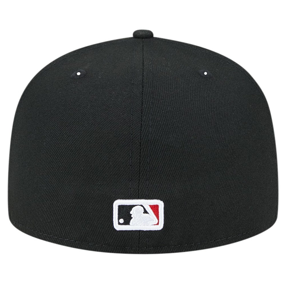 Minnesota Twins New Era Checkered Undervisor 59FIFTY Fitted Hat - Black - New Era Lifestyle