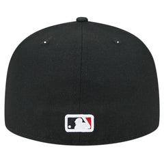 Minnesota Twins New Era Checkered Undervisor 59FIFTY Fitted Hat - Black - New Era Lifestyle