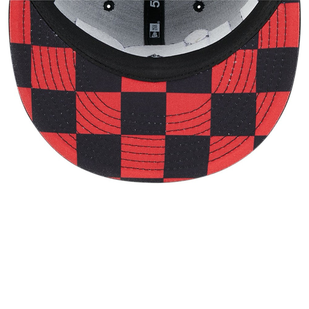 Minnesota Twins New Era Checkered Undervisor 59FIFTY Fitted Hat - Black - New Era Lifestyle