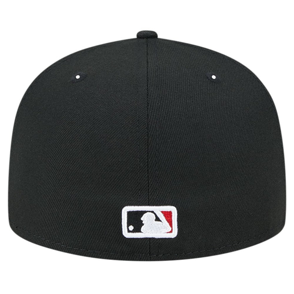 Washington Nationals New Era Checkered Undervisor 59FIFTY Fitted Hat - Black - New Era Sale