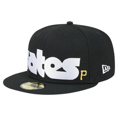 Pittsburgh Pirates New Era Checkered Undervisor 59FIFTY Fitted Hat - Black - New Era on Sale