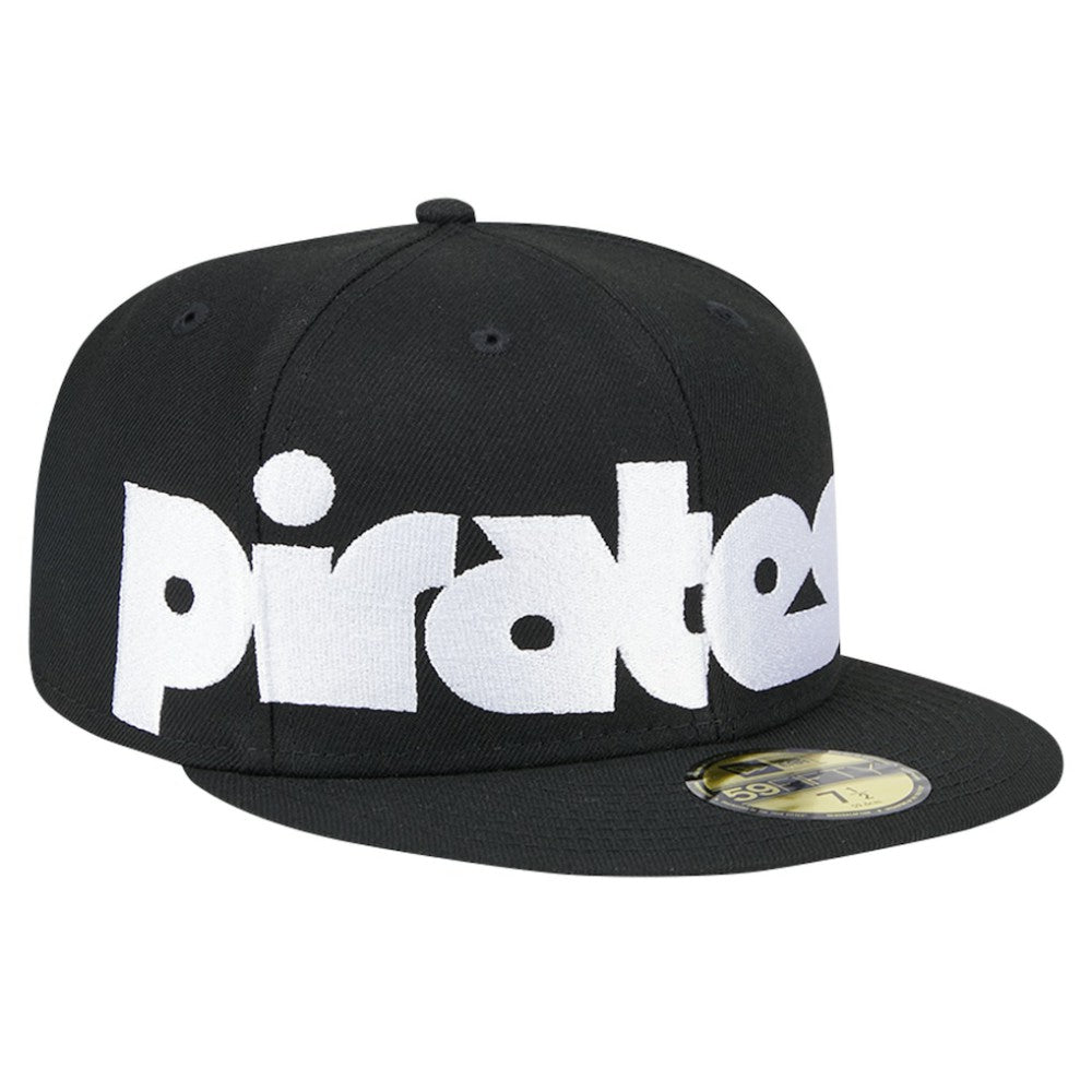 Pittsburgh Pirates New Era Checkered Undervisor 59FIFTY Fitted Hat - Black - New Era on Sale