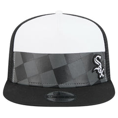 Chicago White Sox New Era Checkmate Trucker 9FIFTY Snapback Hat - Black - New Era Sale