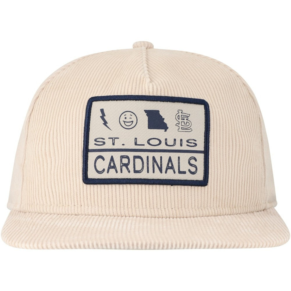 St. Louis Cardinals New Era Summer Essential Golfer Snapback Hat - Khaki - New Era Discount