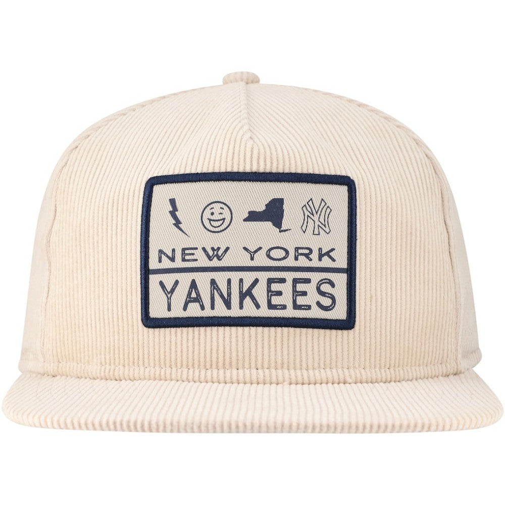 New York Yankees New Era Summer Essential Golfer Snapback Hat - Khaki - New Era Lifestyle