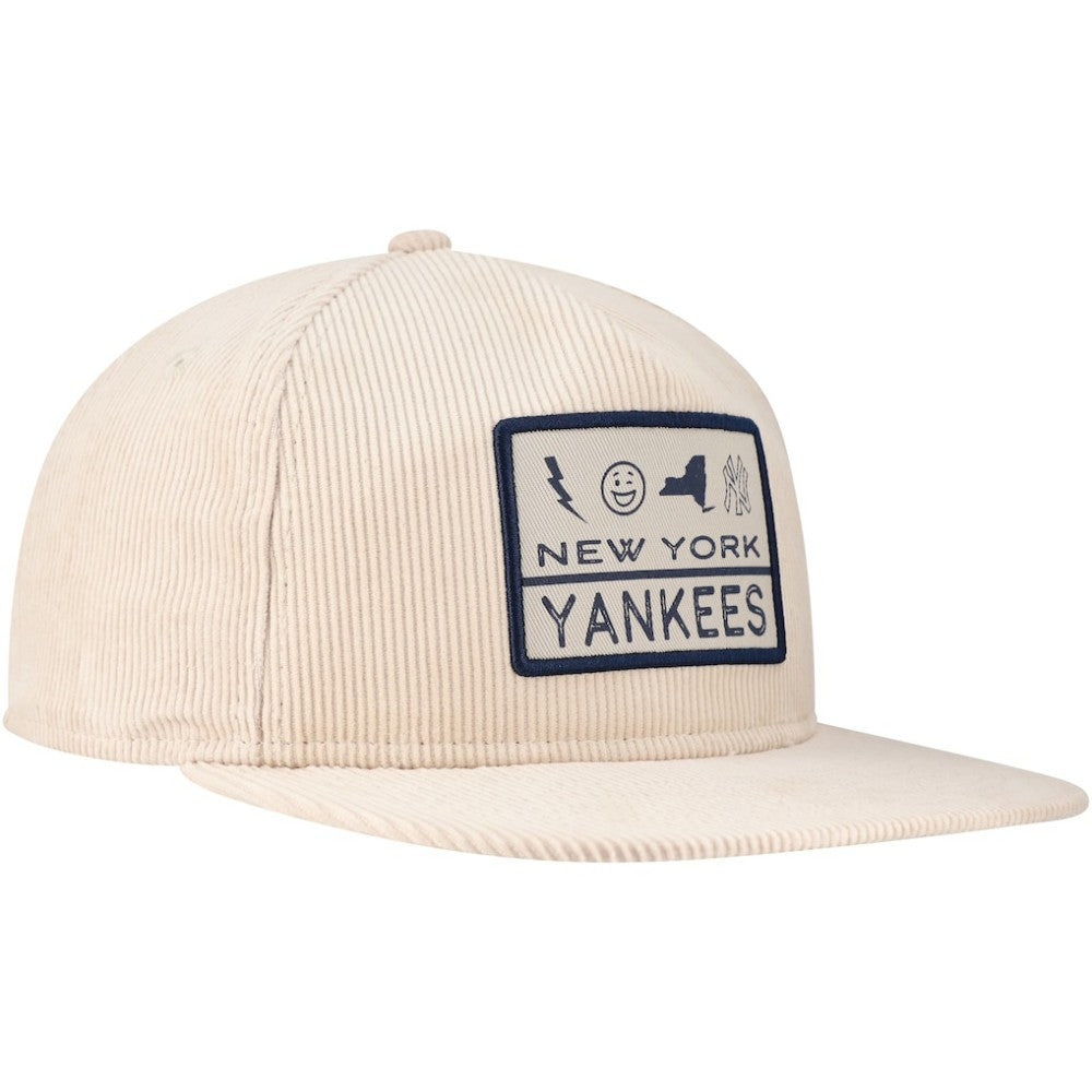 New York Yankees New Era Summer Essential Golfer Snapback Hat - Khaki - New Era Lifestyle