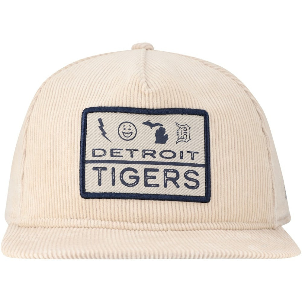 Detroit Tigers New Era Summer Essential Golfer Snapback Hat - Khaki - New Era Lifestyle