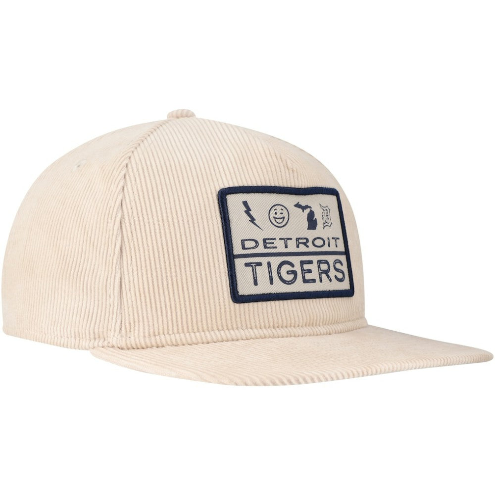Detroit Tigers New Era Summer Essential Golfer Snapback Hat - Khaki - New Era Lifestyle