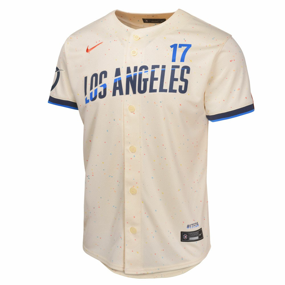 Shohei Ohtani Los Angeles Dodgers Nike Youth 2024 City Connect Limited Player Jersey - Cream - Nike Lifestyle