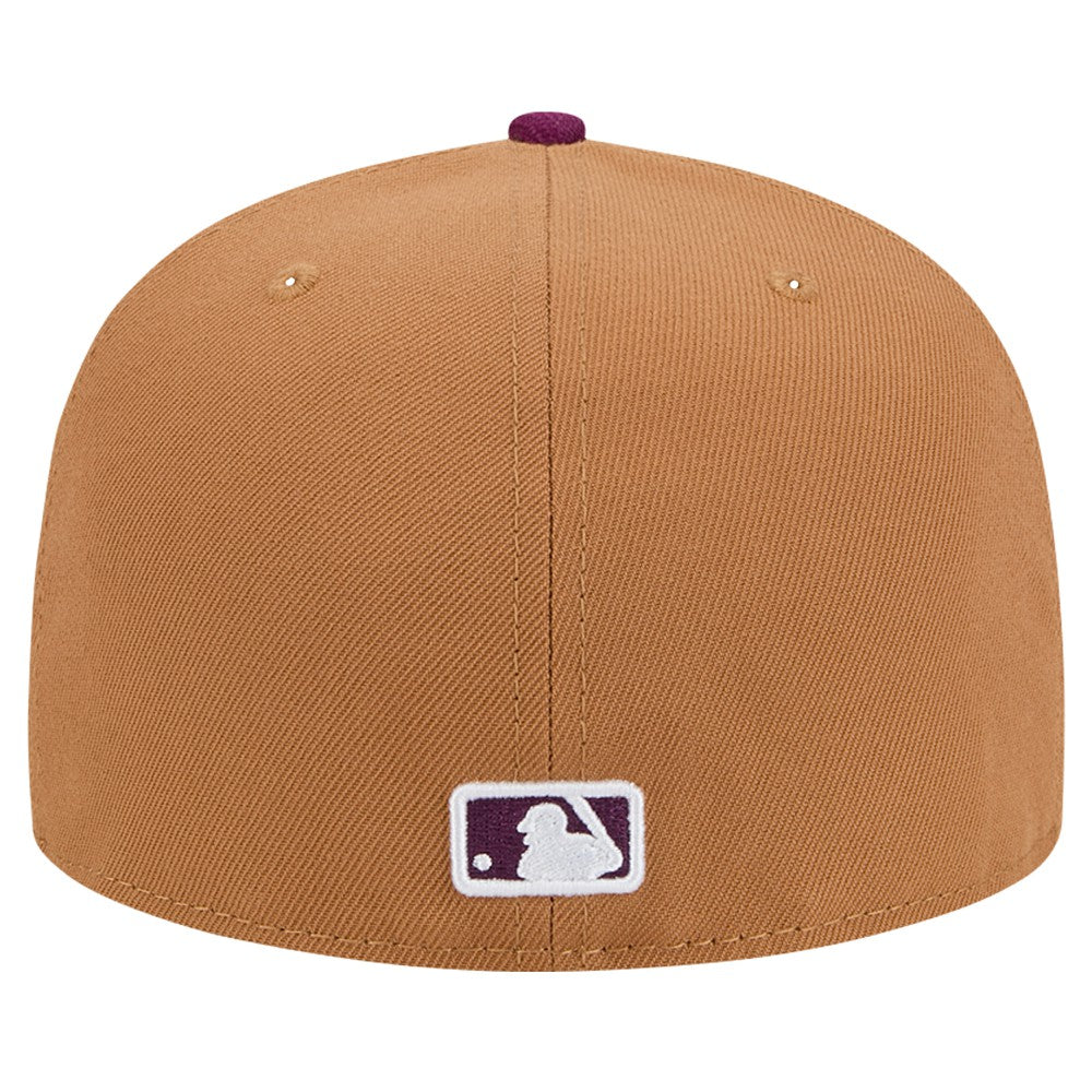Los Angeles Dodgers New Era Two-Tone Color Pack 59FIFTY Fitted Hat - Brown/Purple - New Era Lifestyle