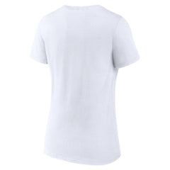 Philadelphia Flyers Fanatics Women's 2024 NHL Stadium Series Logo V-Neck T-shirt - White - NHL 201089723