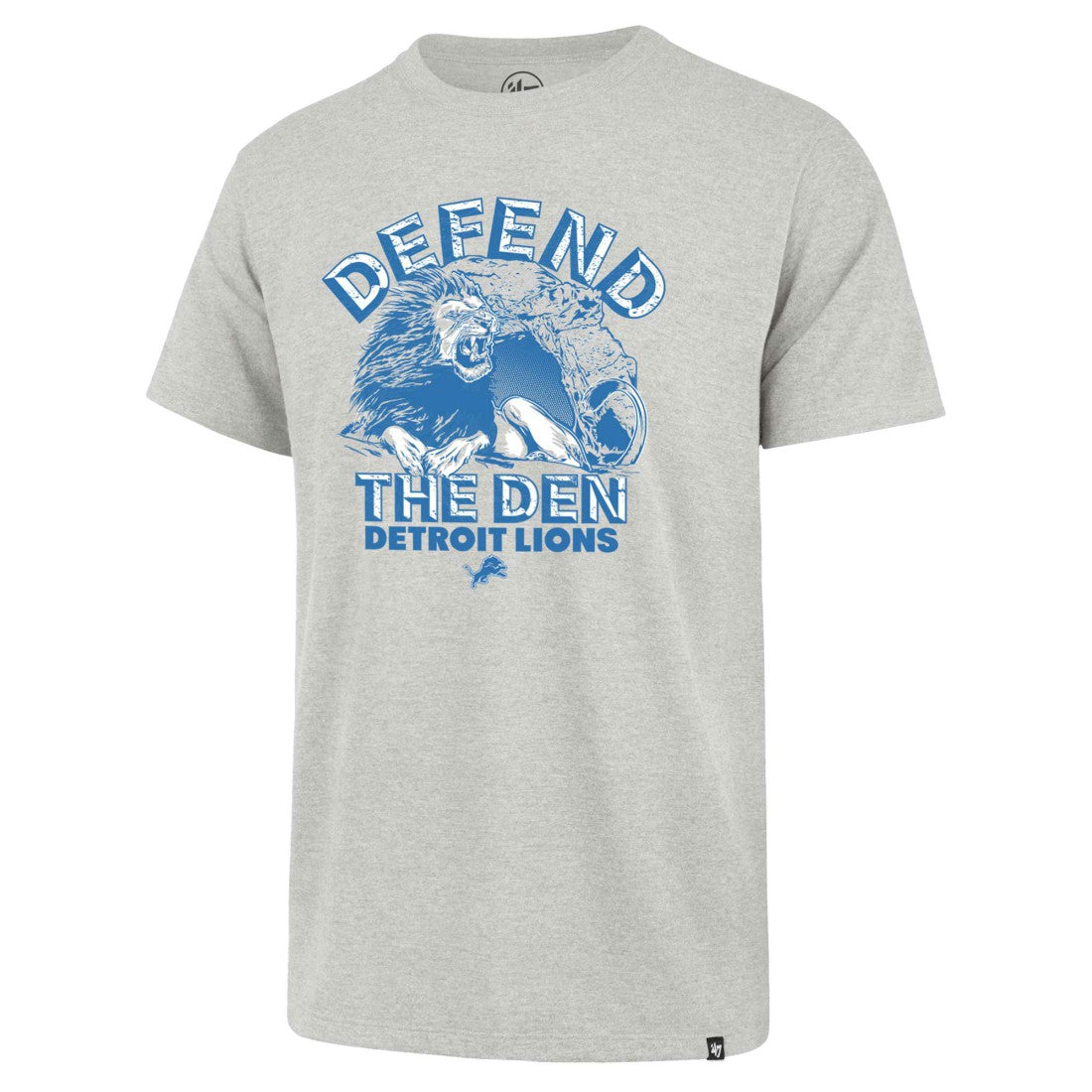 47 brand Detroit Lions '47 Regional Franklin T-Shirt Gray