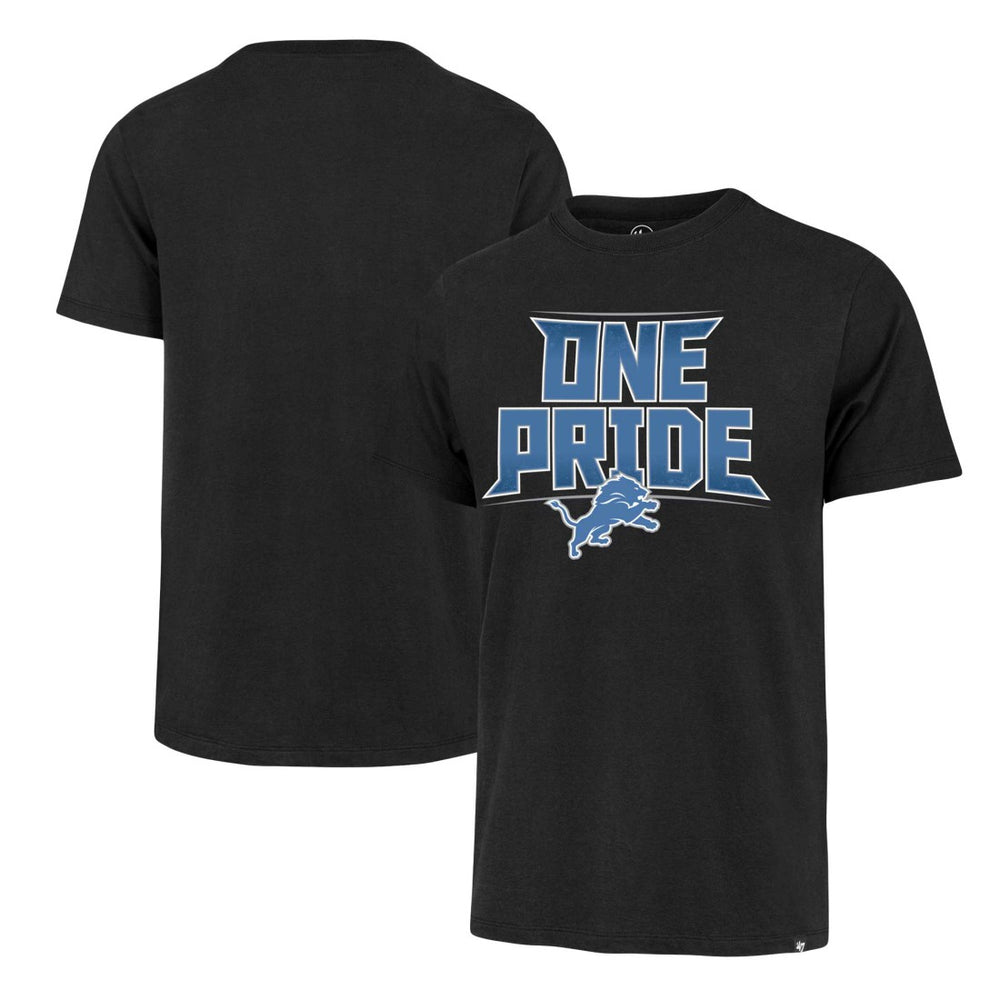 47 brand Detroit Lions '47 Regional Franklin T-Shirt Black