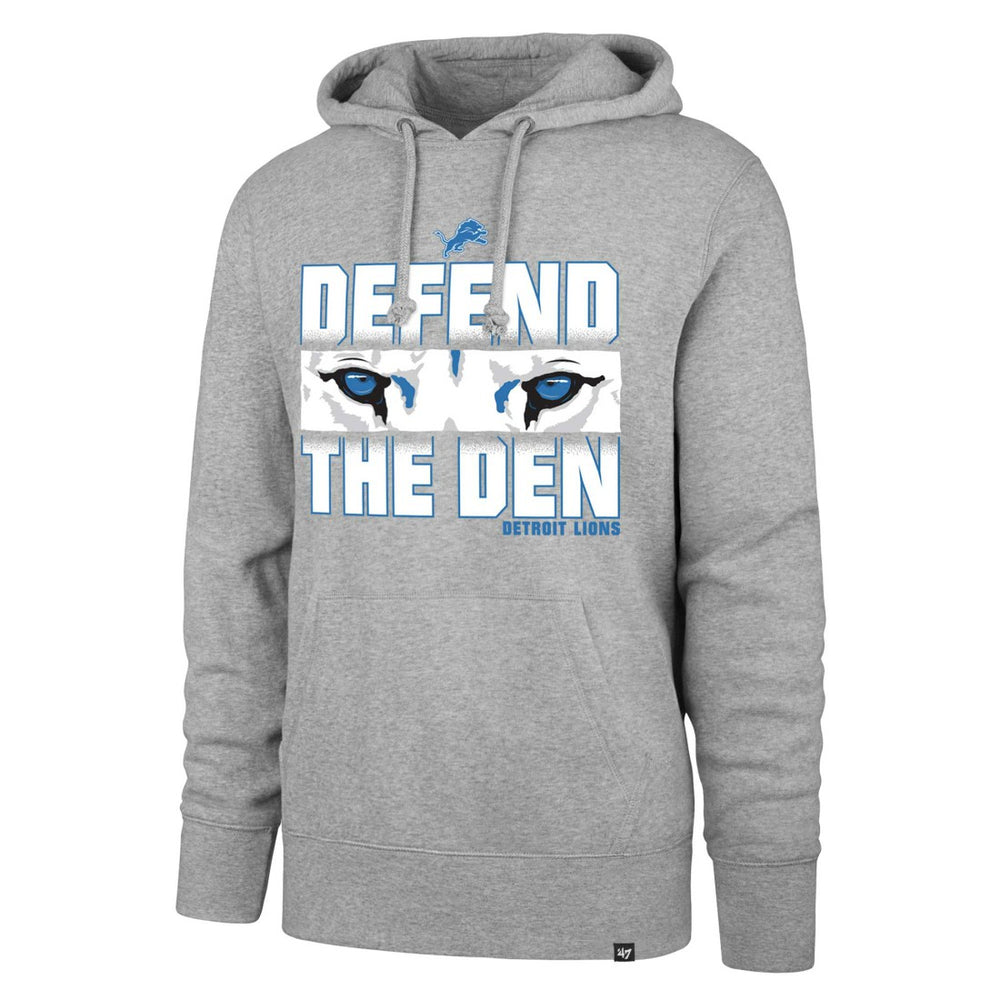 47 brand Detroit Lions '47 Regional Headline Pullover Hoodie Gray