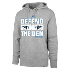 47 brand Detroit Lions '47 Regional Headline Pullover Hoodie Gray