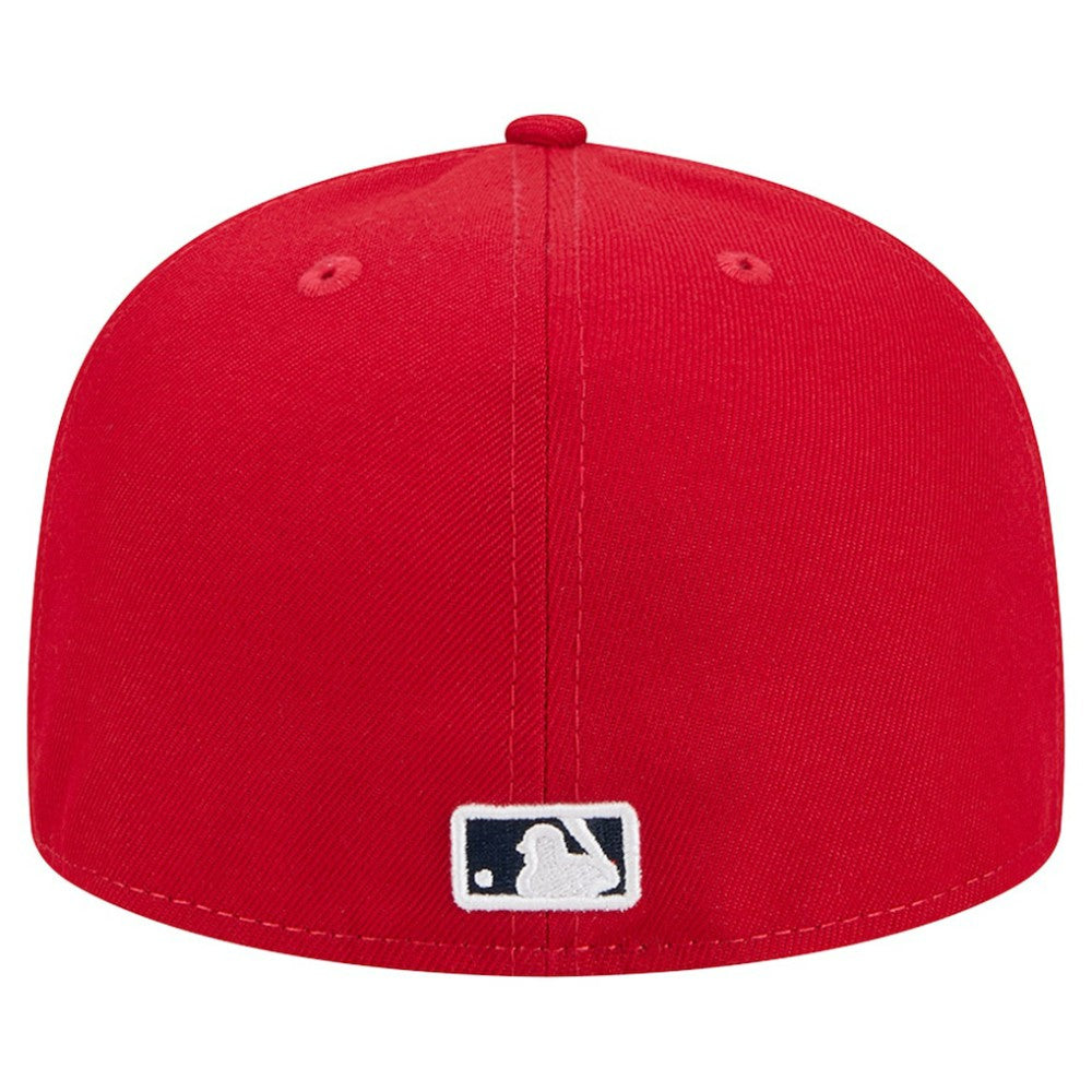 Washington Nationals New Era Script Sided 59FIFTY Fitted Hat - Red - New Era Lifestyle
