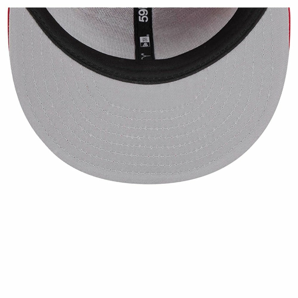 Washington Nationals New Era Script Sided 59FIFTY Fitted Hat - Red - New Era Lifestyle