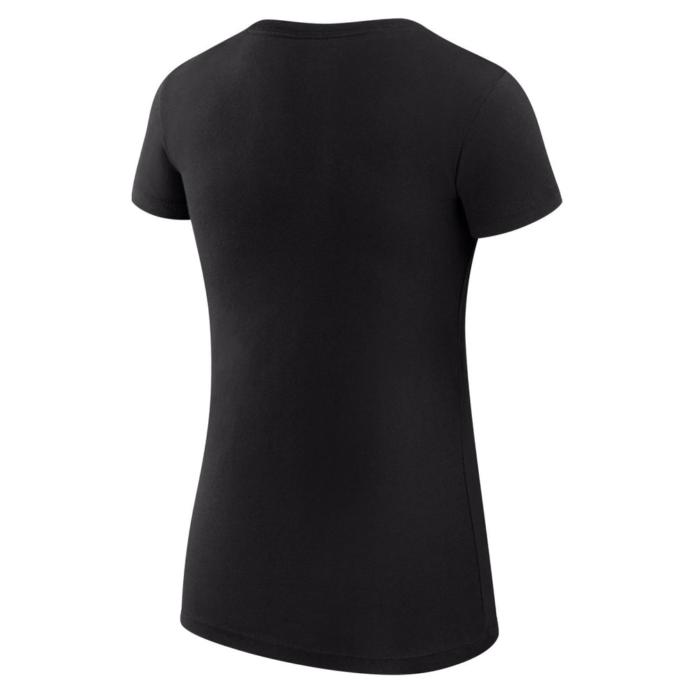 San Antonio Spurs G-III 4Her by Carl Banks Women's Super-Slim Fit Lightweight Large City Logo T-Shirt Black