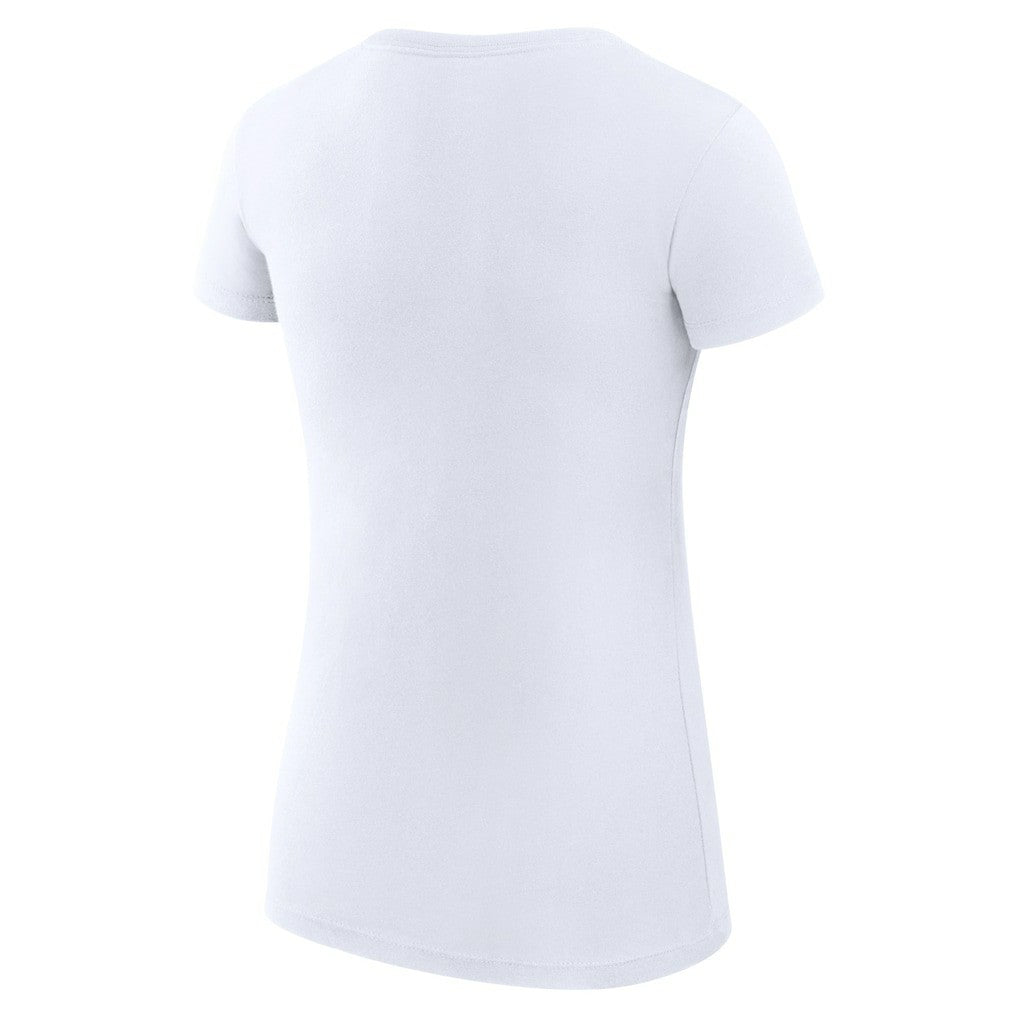 Golden State Warriors G-III 4Her by Carl Banks Women's Super-Slim Fit Lightweight Large City Logo T-Shirt White