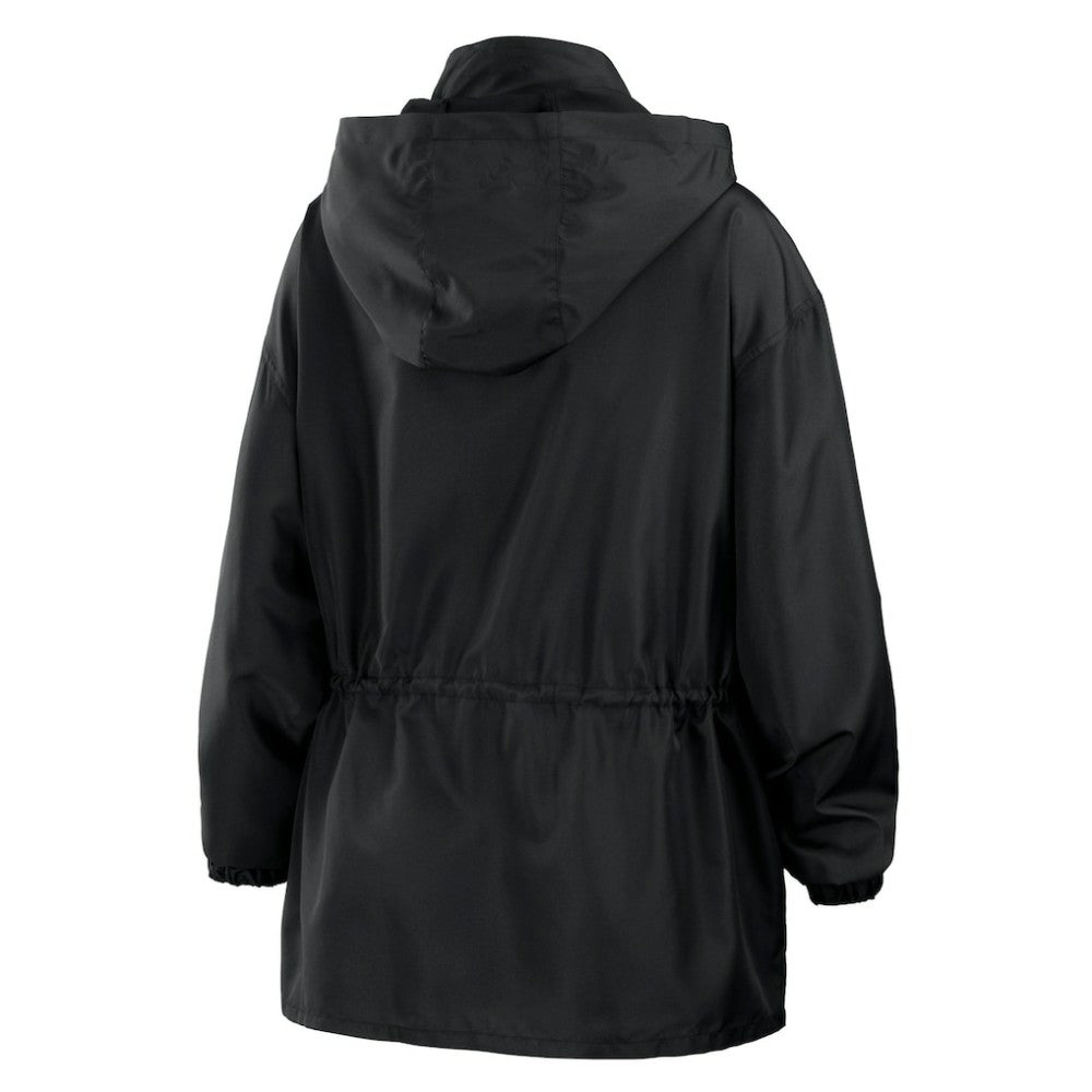 San Francisco Giants WEAR by Erin Andrews Women's Full-Zip Windbreaker Hoodie Jacket - Black - MLB Sale