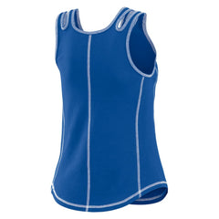 Chicago Cubs WEAR by Erin Andrews Women's Contrast Stitch Tank Top - Royal - MLB Lifestyle