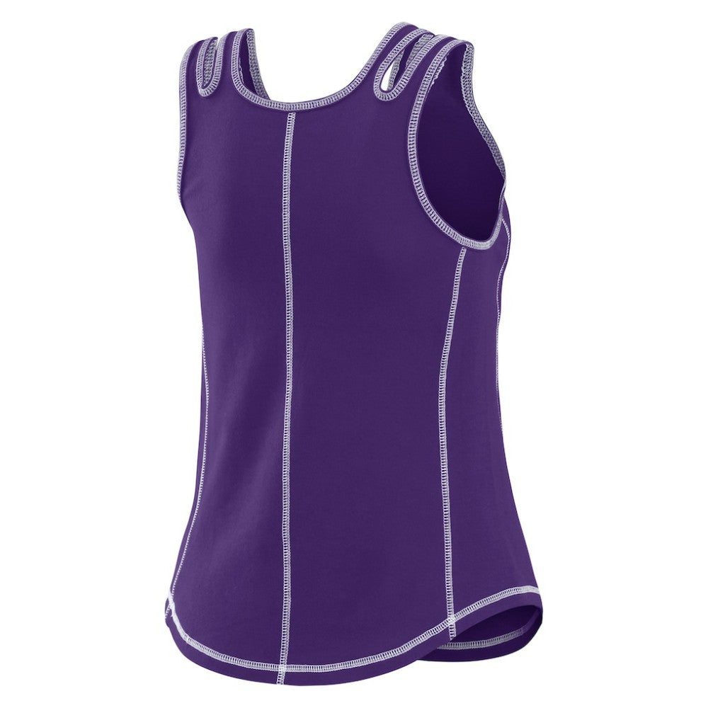 Colorado Rockies WEAR by Erin Andrews Women's Contrast Stitch Tank Top - Purple - MLB Sale
