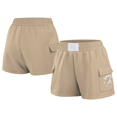 Atlanta Braves WEAR by Erin Andrews Women's Shorts - Tan - MLB Sale