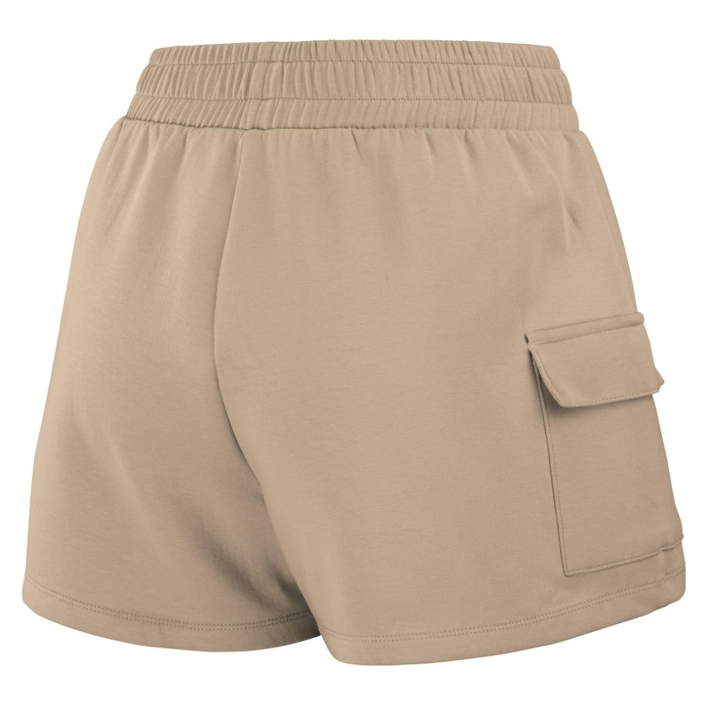 Atlanta Braves WEAR by Erin Andrews Women's Shorts - Tan - MLB Sale