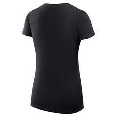 Golden State Warriors G-III 4Her by Carl Banks Women's Super-Slim Fit Lightweight Large City Logo V-Neck T-Shirt Black