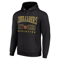 Washington Commanders Starter Unisex Throwback Logo Pullover Hoodie Black