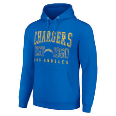 Los Angeles Chargers Starter Unisex Throwback Logo Pullover Hoodie Royal