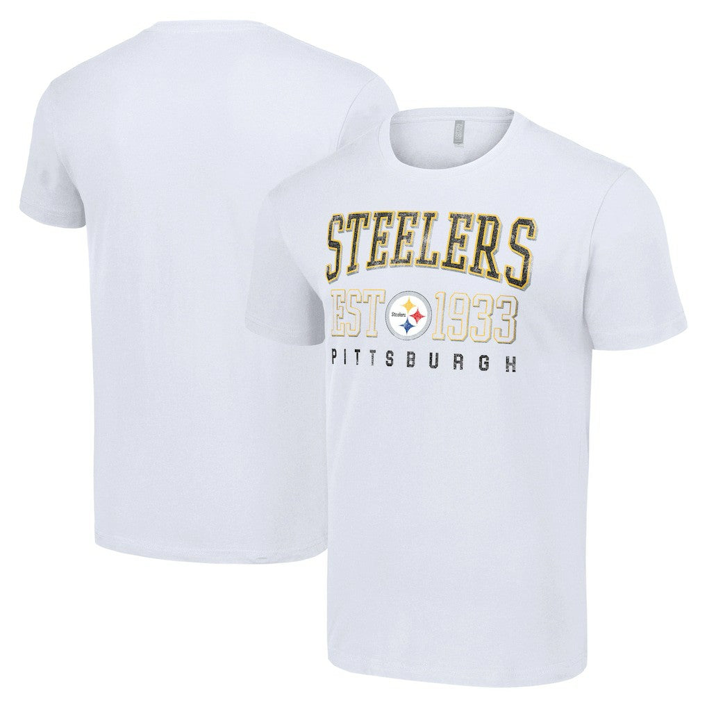 Pittsburgh Steelers Starter Throwback Logo T-Shirt White