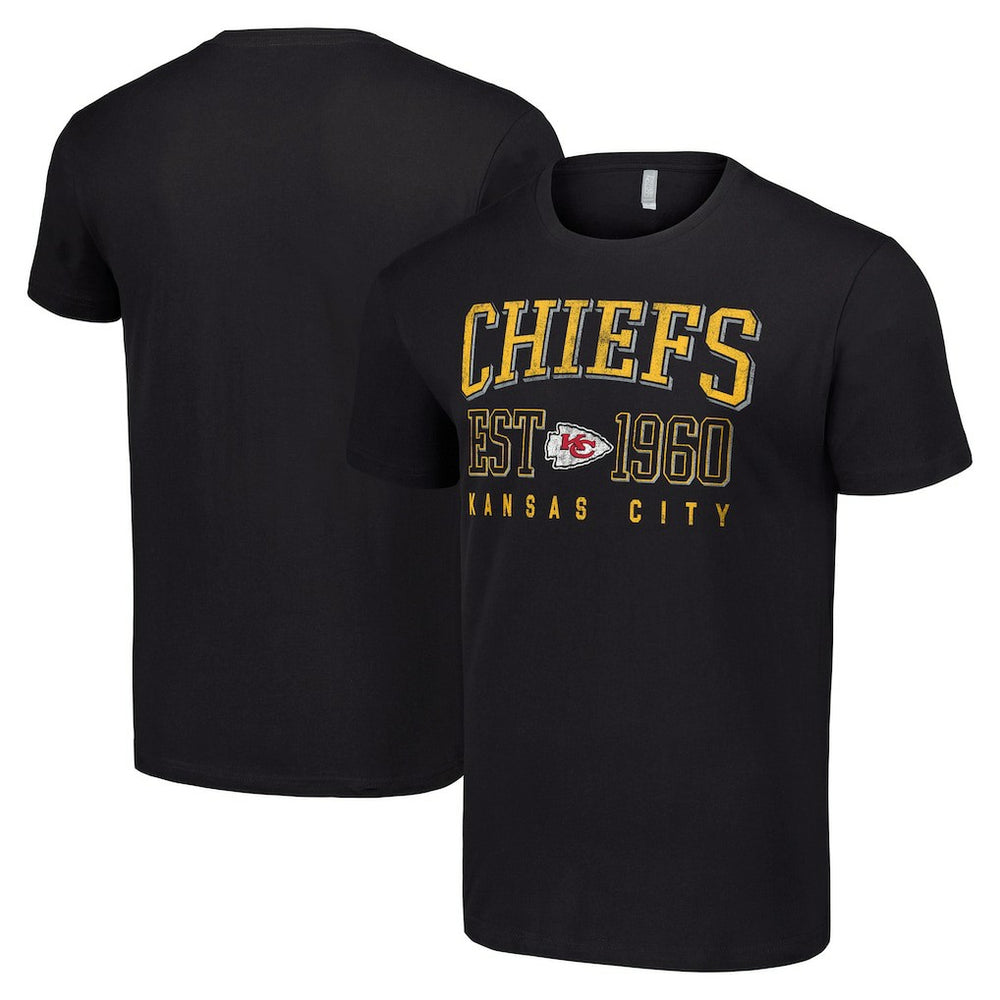 Kansas City Chiefs Starter Throwback Logo T-Shirt Black
