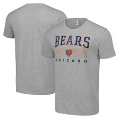 Chicago Bears Starter Throwback Logo T-Shirt Heather Gray