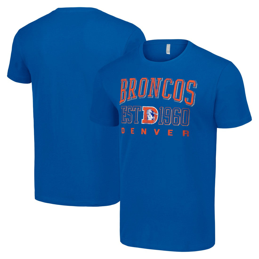 Denver Broncos Starter Throwback Logo T-Shirt Royal