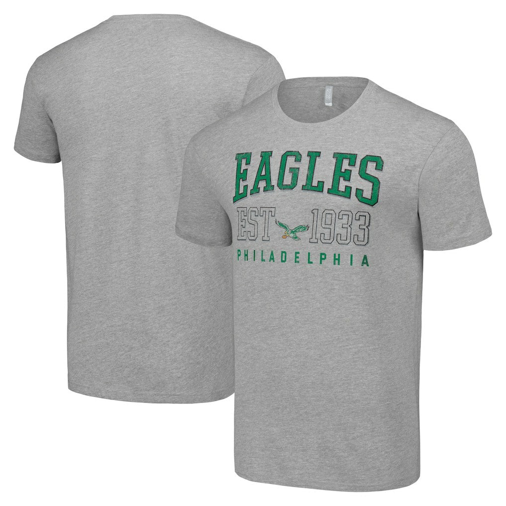 Philadelphia Eagles Starter Throwback Logo T-Shirt Heather Gray