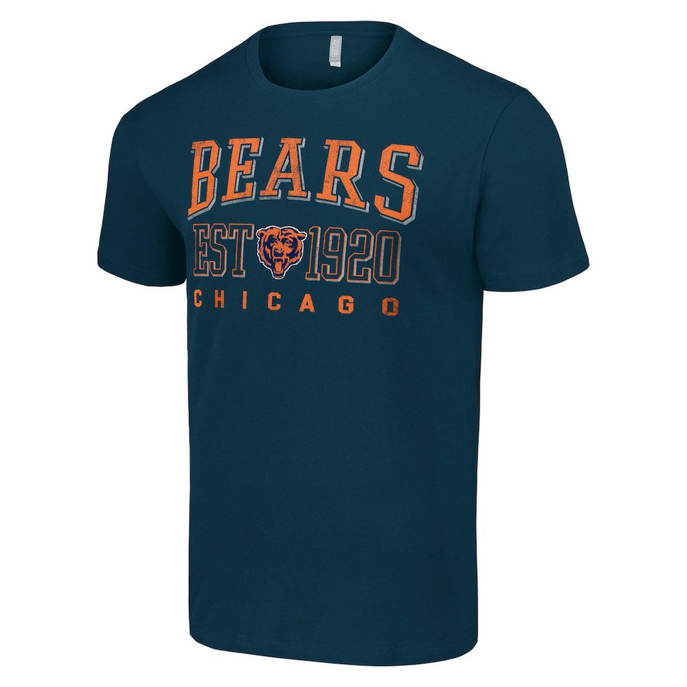 Chicago Bears Starter Throwback Logo T-Shirt Navy