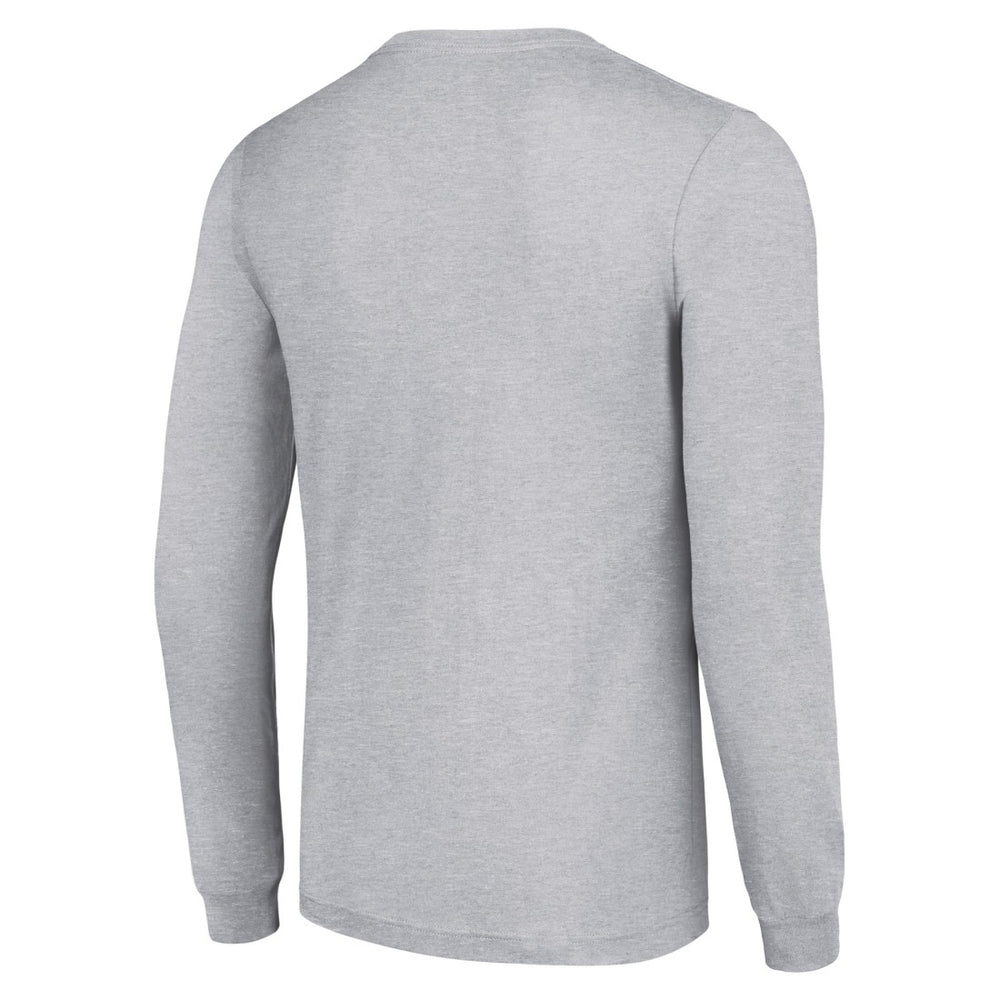 Denver Broncos Starter Throwback Logo Long Sleeve T-Shirt Heather Gray