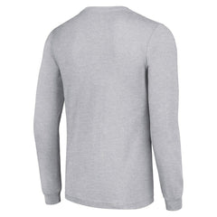 Minnesota Vikings Starter Throwback Logo Long Sleeve T-Shirt Heather Gray