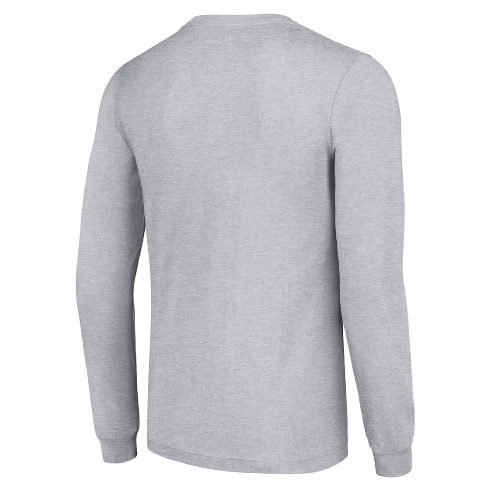 Philadelphia Eagles Starter Throwback Logo Long Sleeve T-Shirt Heather Gray