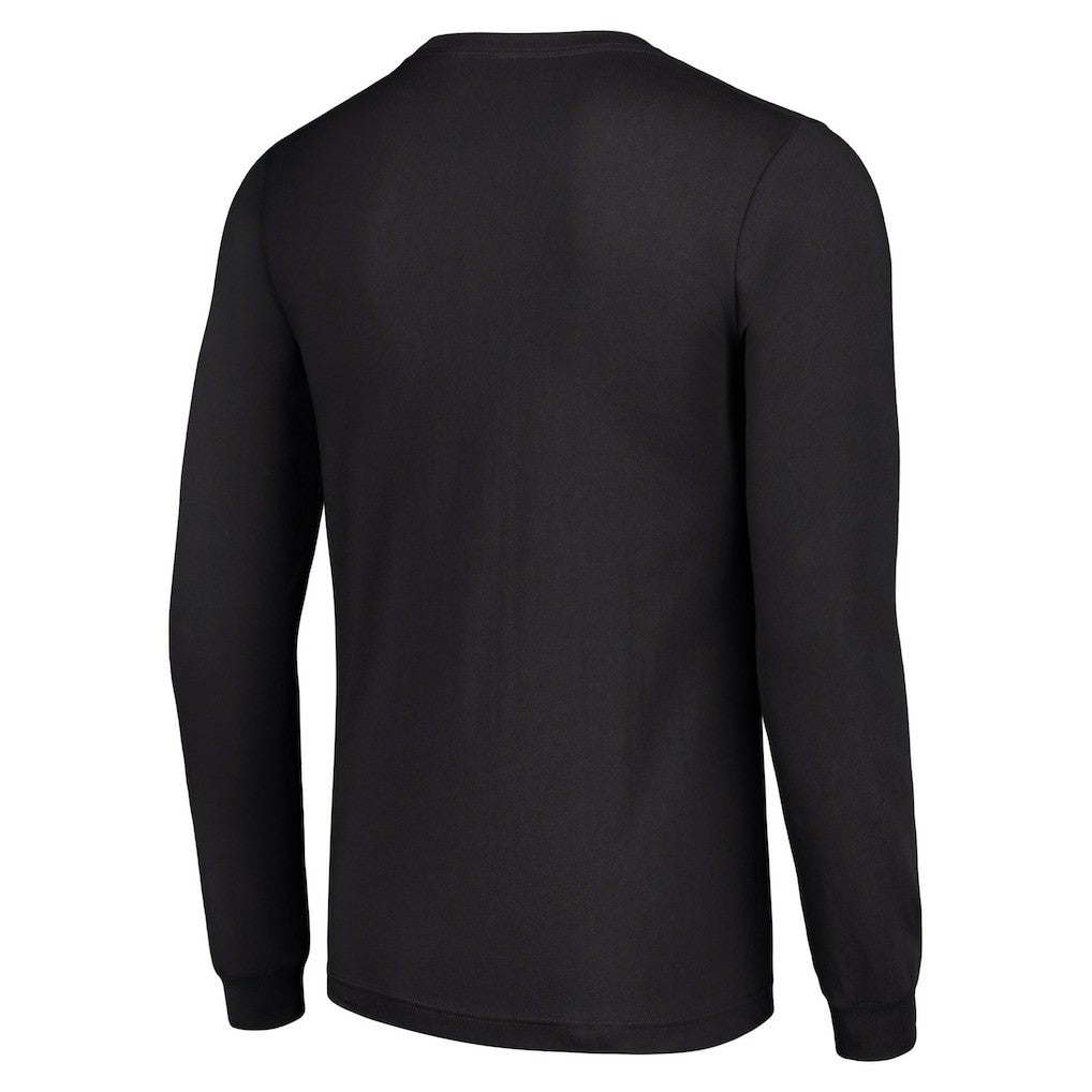 San Francisco 49ers Starter Half Helmet Logo Long Sleeve T-Shirt Black