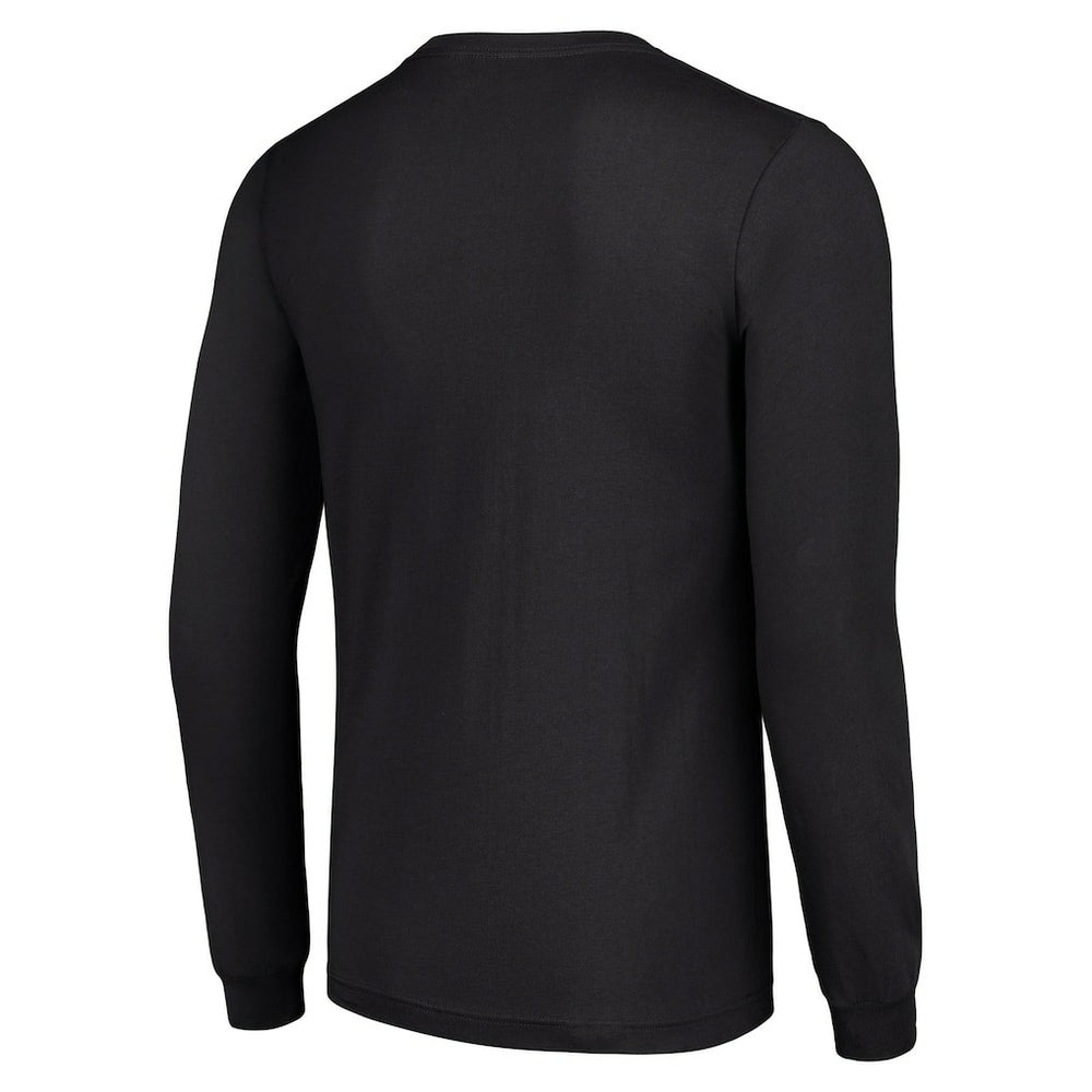 San Francisco 49ers Starter Half Helmet Logo Long Sleeve T-Shirt Black
