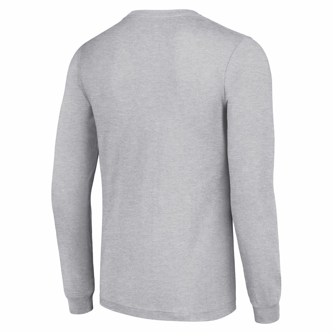 Detroit Lions Starter Half Helmet Logo Long Sleeve Heathered T-Shirt Heather Gray